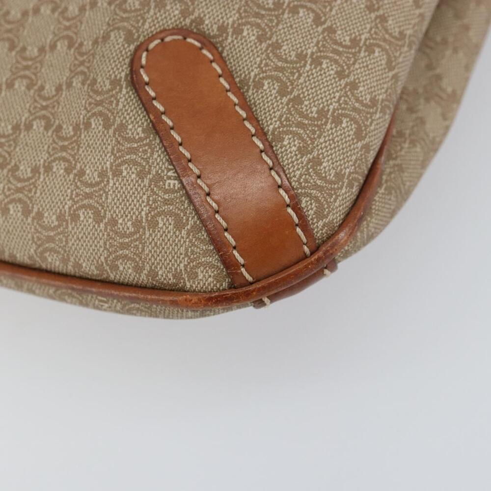 CELINE Macadam Canvas Tote Bag PVC Beige Gold Auth 156447 - Picture 14 of 16